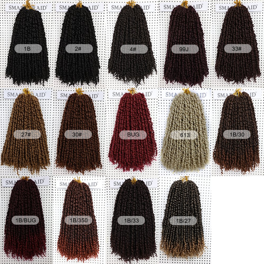 Factory Price 18inch Pre passion water wave braiding hair Synthetic pre-twisted twist For Distressed Passion Twist Crochet Hair