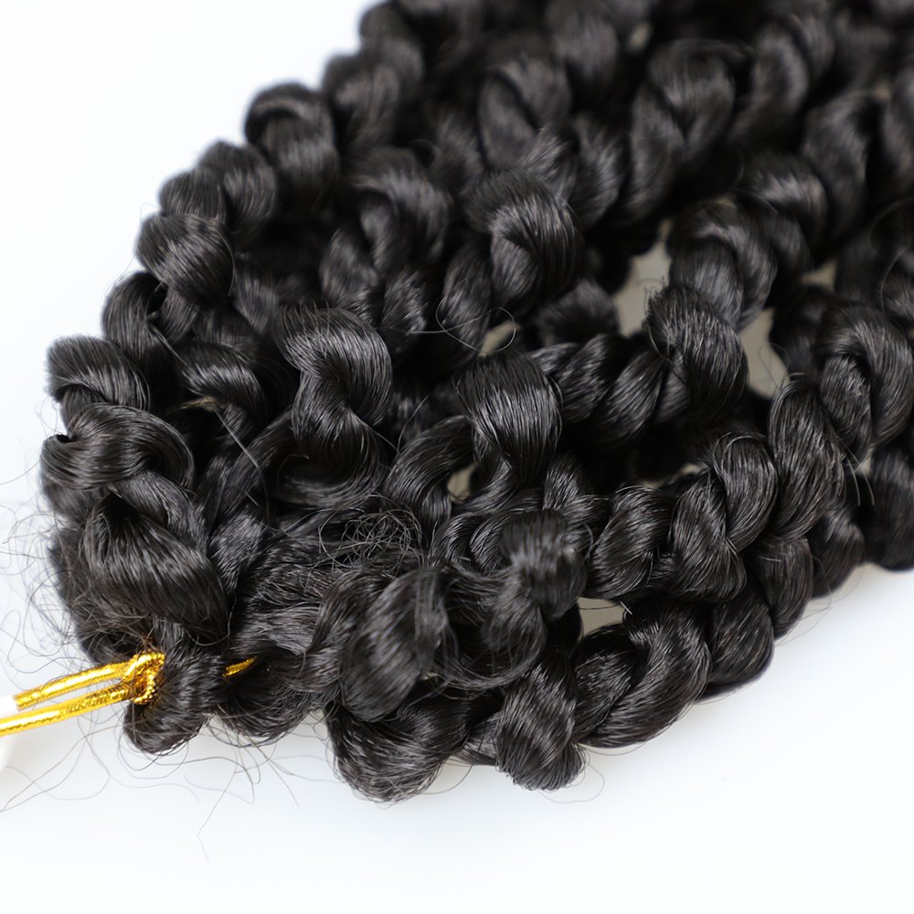 Factory Price 18inch Pre passion water wave braiding hair Synthetic pre-twisted twist For Distressed Passion Twist Crochet Hair