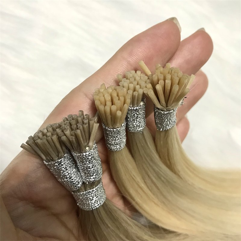 FindVirginHair Stock Ready To Ship Memory I Tip Keratin Tip Cuticle Aligned Remy European Human Hair Extension