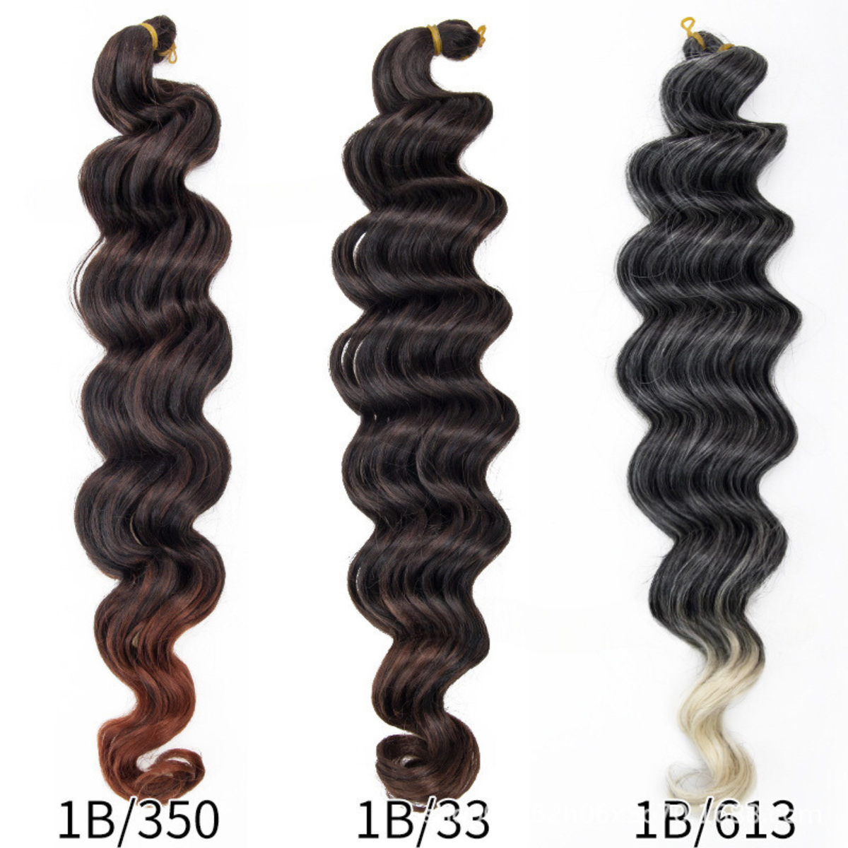 Mengtong Long synthetic braiding hair Box Braids Synthetic Water Wave Braiding Hair for Women