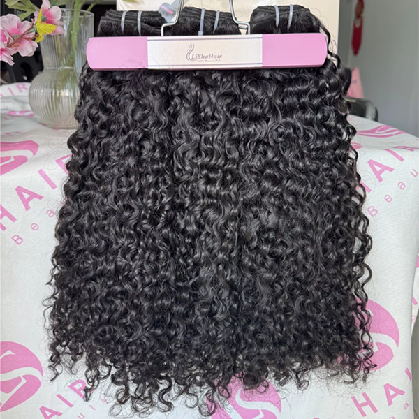 Unprocessed Burmese Curly Bundles Raw human hair Natural Color One Donor Cuticle Aligned hair Weft For Black Woman Wholesale