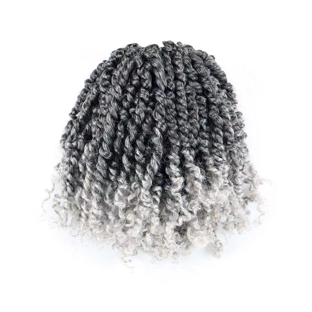 Short Passion Twist Crochet Hair black Pre twisted Passion Twist Crochet Braids Hair Pre Looped Crochet Hair For Women