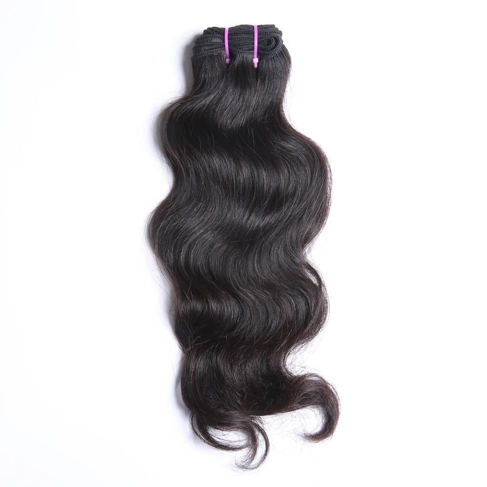 100% Natural Virgin Hair Bulk Human Hair Extensions Italian Wave Unprocessed Temple Hair