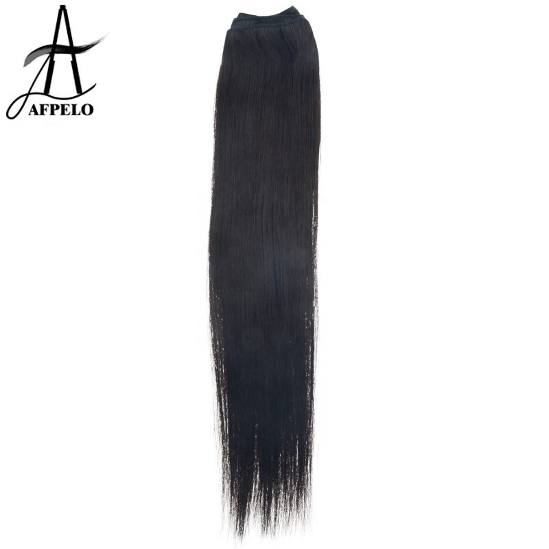 Weft Straight Hair Extension Remy Human Hair Wefts