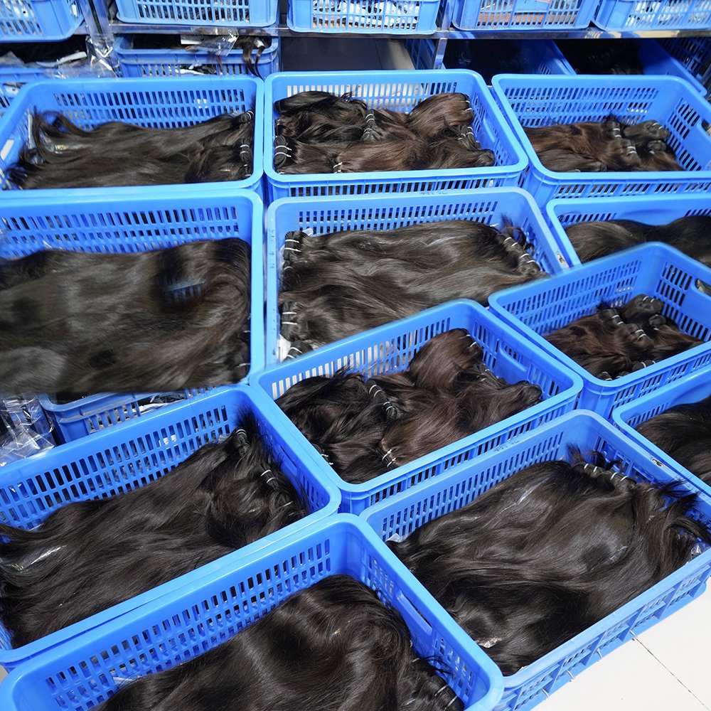 100% Indian Human Hair Bundles Wholesales Unprocessed Best Quality Mink Raw Virgin Indian Temple Water Wave Human Hair