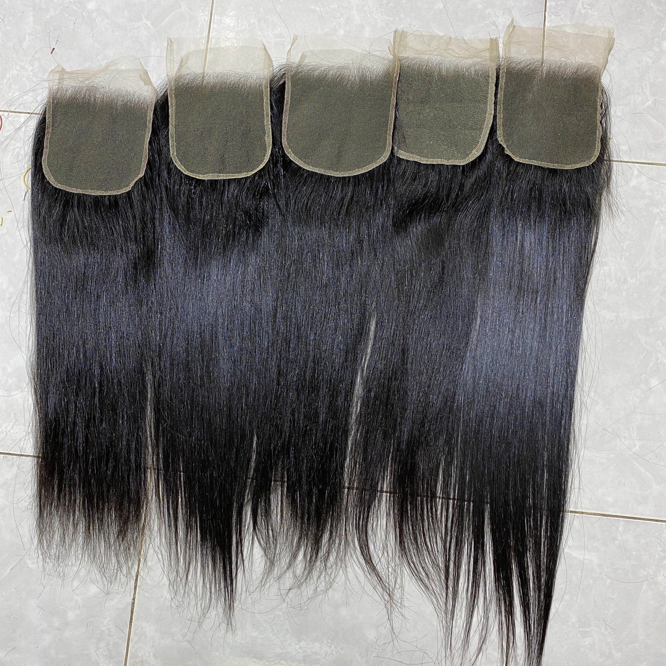 Top quality Closure straight hd lace closure human hair wig 100% Vietnamese Human Hair extensions