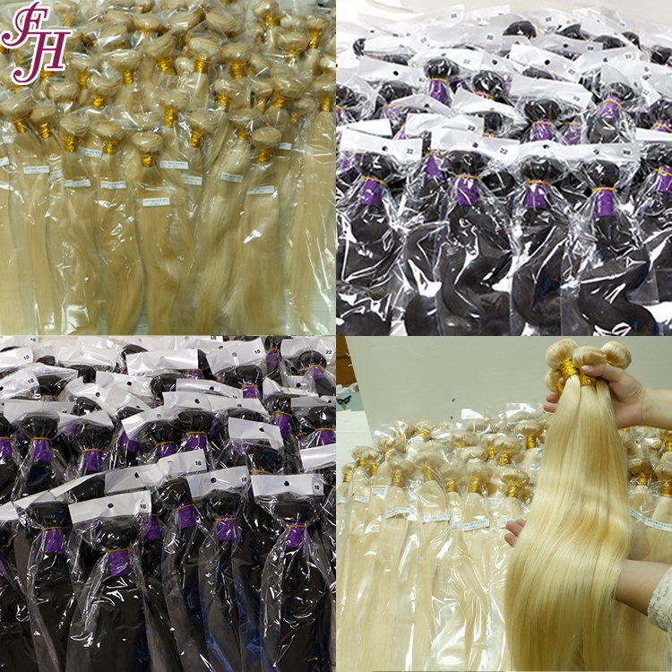 FH Wholesale Hair Vendor Unprocessed Cuticle Aligned Body Wave Human Hair Bundles Peruvian Bundles Human Hair Extensions