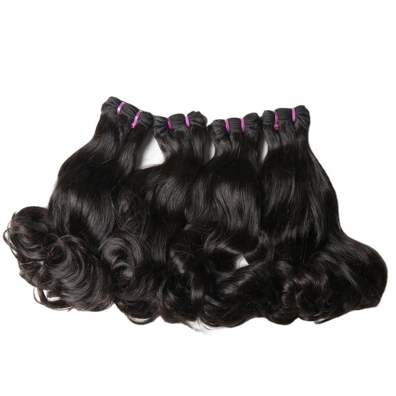 INDIAN NATURAL TEMPLE HUMAN HAIR EXTENSION BUNDLES WITH AMAZING DEALS ON MACHINE WEFTS AND LACE CLOSURE