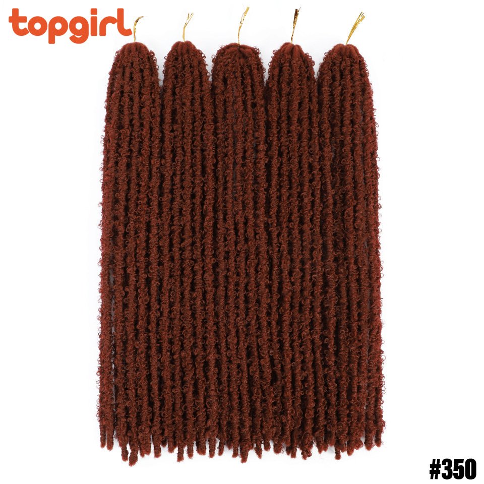 Wholesale Ombre Natural Goddess Pre-Looped Faux Locs Crochet Braiding Hair For Woman Butterfly Locs Crochet Hair Extensions