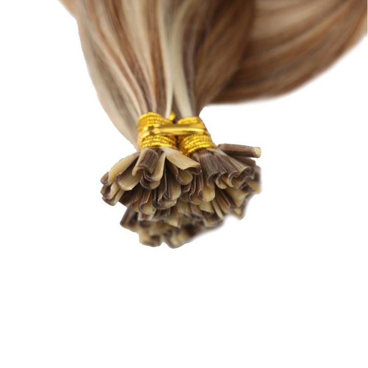 U-tip Nail Tip Pre-bonded Remy Human Hair Extension Hot Piano Color Keratin Human Hair