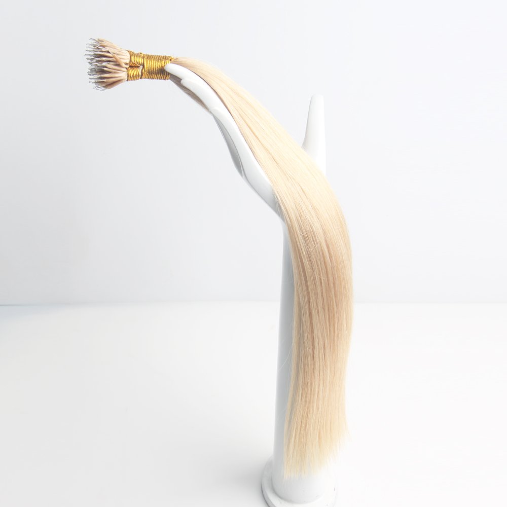 Cheap Wholesale Factory Price Unprocessed Shedding Free Micro Nano Ring European Russian Remy Human Hair Extensions Double Drawn