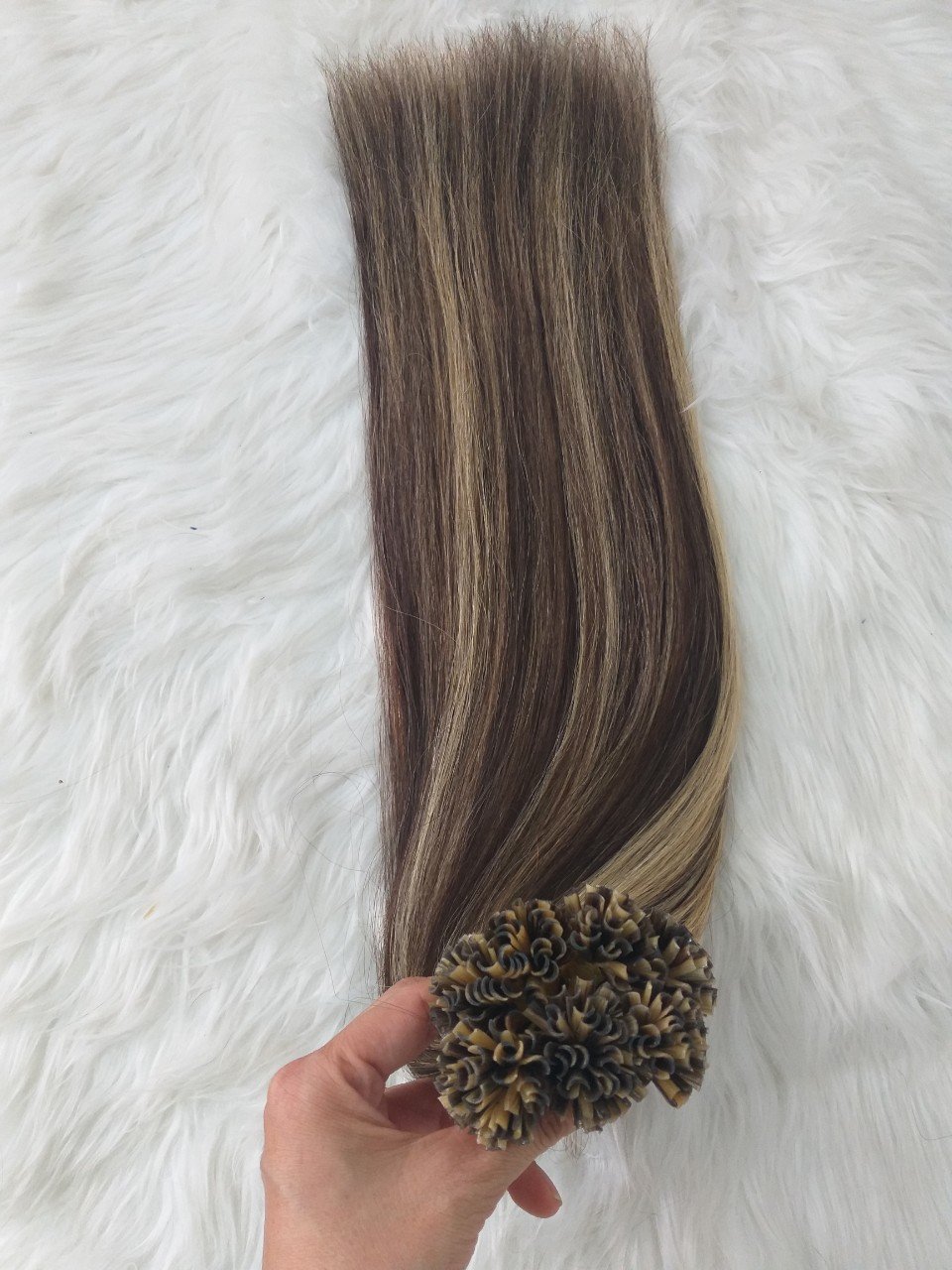 Keratin Prebonded U Tip Piano Balayage Ombre Color Human Hair Extensions Double Drawn Virgin Raw Remy Hair Smooth Thick End