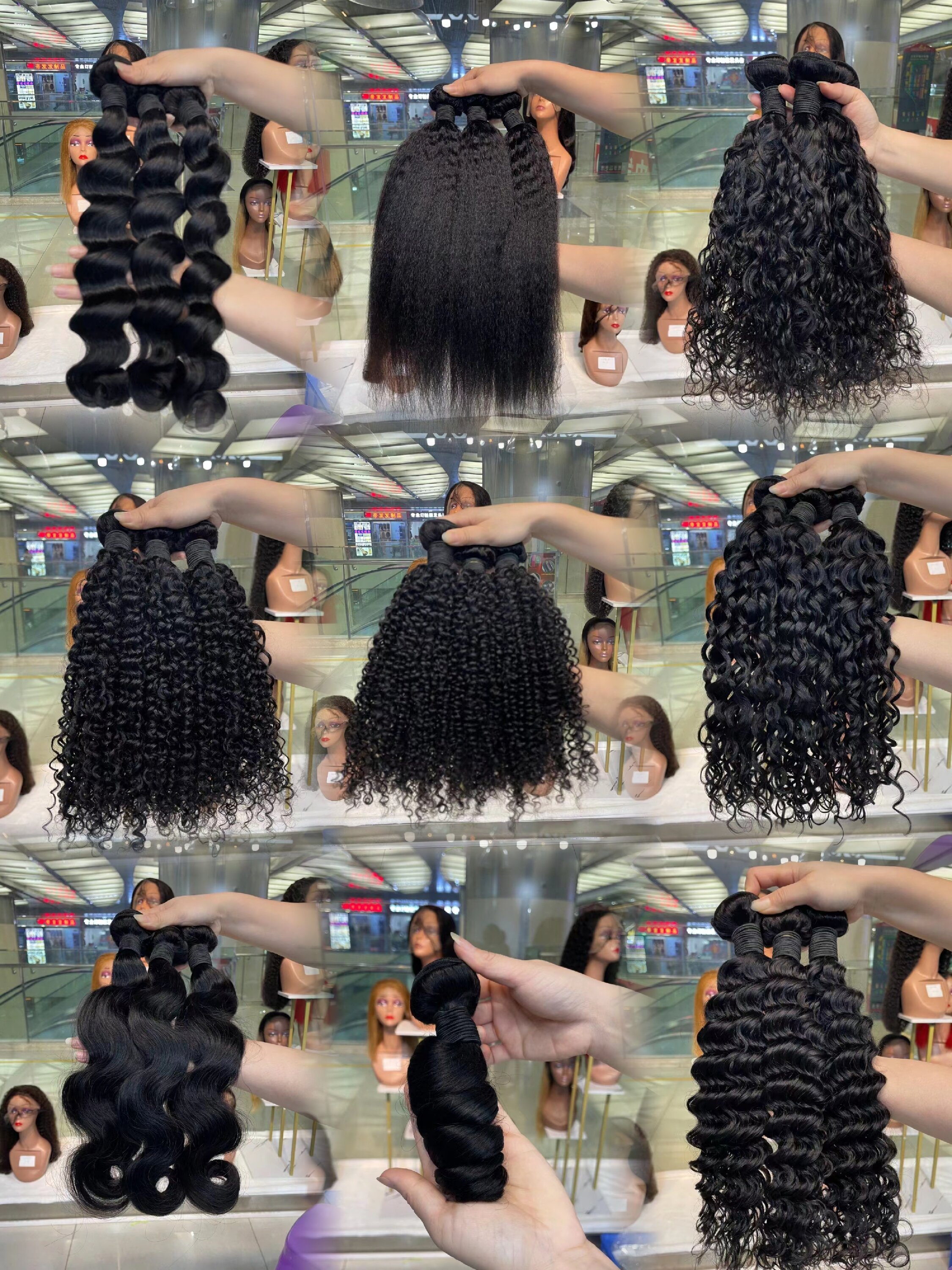 LetsFly Wholesale Straight Good Quality Virgin Hair Kinky Curly Hair Weave Brazilian Human Hair Bundles Wholesale