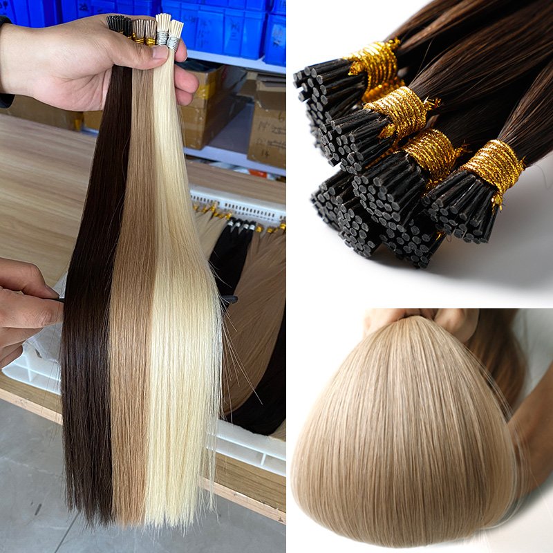 LeShine Hair Drop Shipping Whole Sale Ready To Ship Keratin Hair Extensions Itip Human Hair