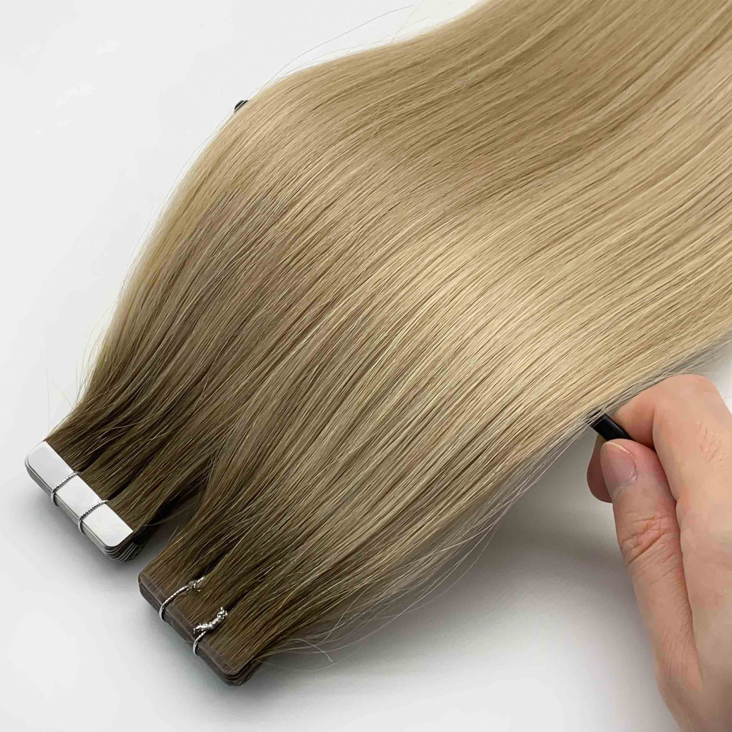 Fasimei hair extensions russian hair invisible tape in seamless human hair extension invisible tape in extensions