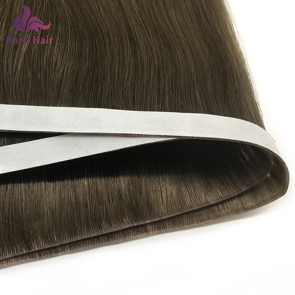 Double Drawn Seamless Genius Invisible Tape Weft Hair Extension Long Tape Weft Hair Extension