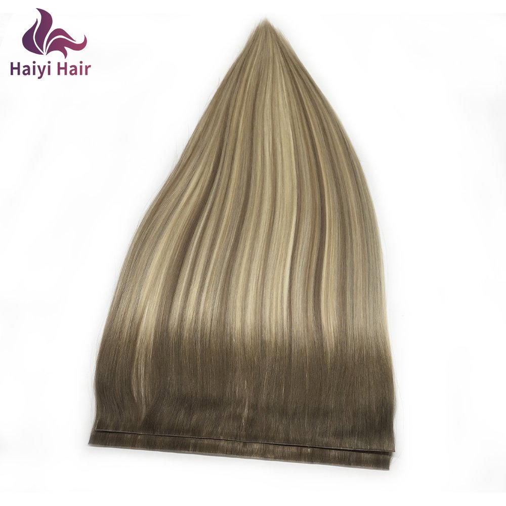 Double Drawn Seamless Genius Invisible Tape Weft Hair Extension Long Tape Weft Hair Extension