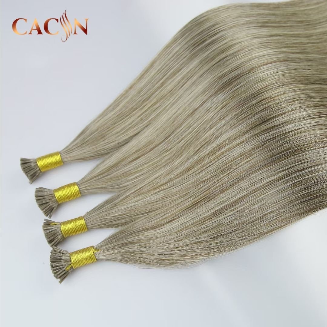 100% Brazilian Human Hair Extensions Blonde Color Prebonded Itip/utip/vtip/nano Tip And Flat Tip Hair Products