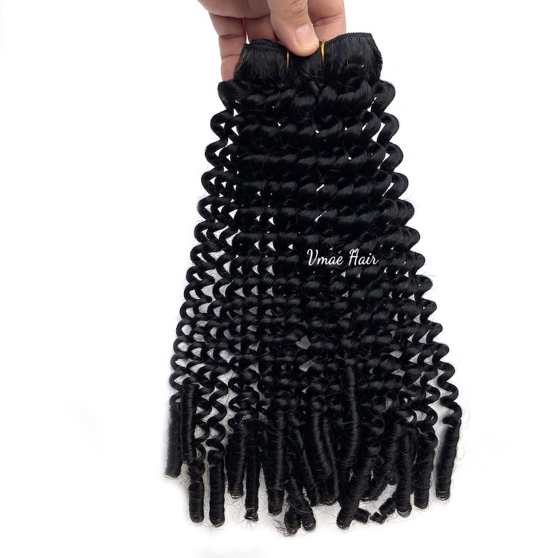 VMAE Wholesale Mongolian Unprocessed Remy Hair Raw Weft Human Bundles Afro Kinky Curly 3A 3B 3C 4A 4B 4C Wave Styles Extensions