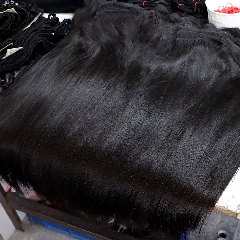 Raw Hair Bundle Vendor Wholesale Raw Single Donor Vietnamese Cuticle Aligned Hair Weave With Frontal 100% Mink Human Hair Bundle