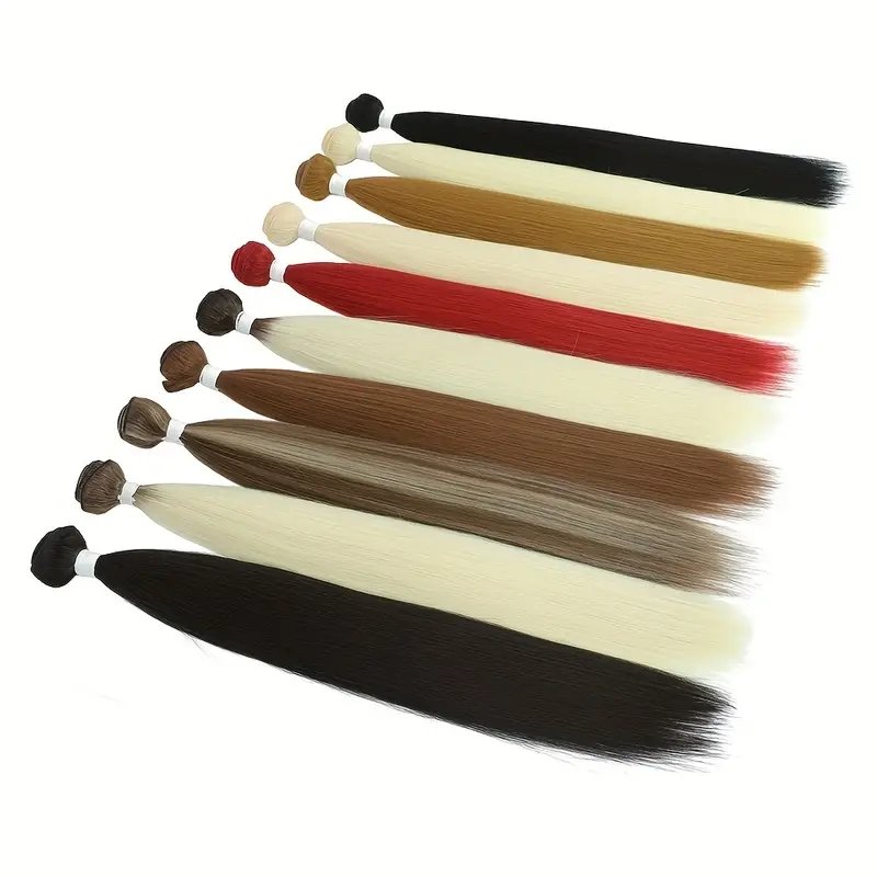 Wholesale Ombre Multi-color Virgin Mink Brazilian Human Hair Extensions Straight Long Human Hair Weave Bundles