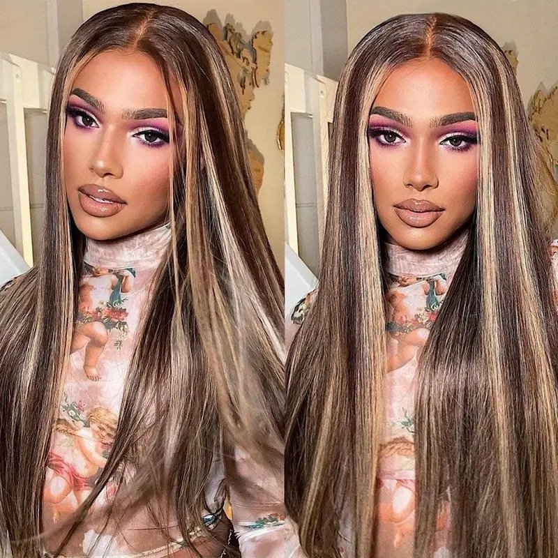 Wholesale Ombre Multi-color Virgin Mink Brazilian Human Hair Extensions Straight Long Human Hair Weave Bundles