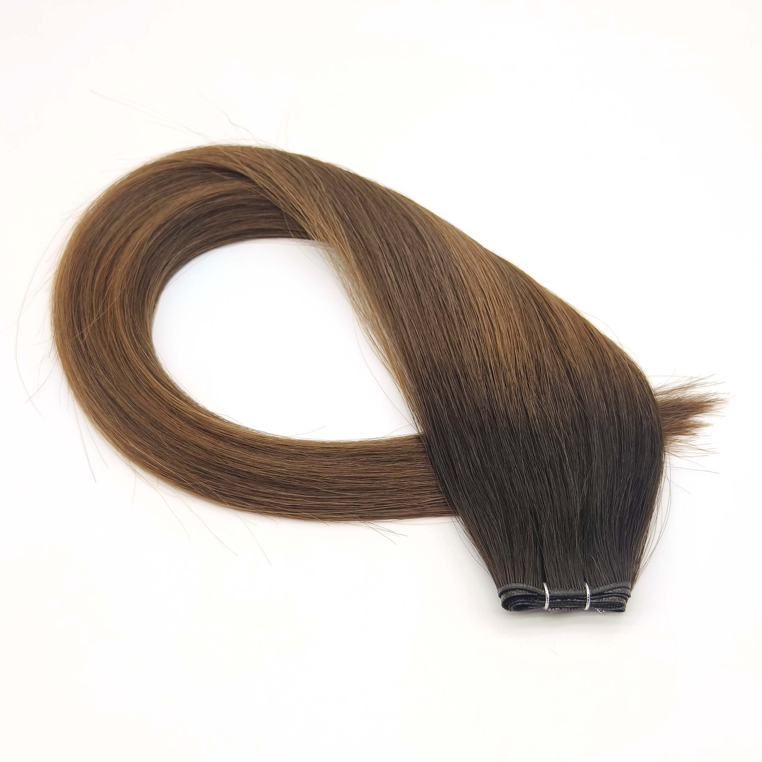 2024 Fasimei wholesale top quality soft no tangle no shedding Double drawn blonde Genius Invisible Tape human hair Extensions