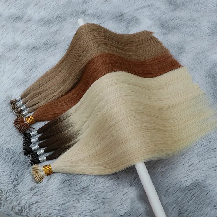 Latest Hot Selling Soft 100% Virgin Human Hair nano micro ring hair extensions