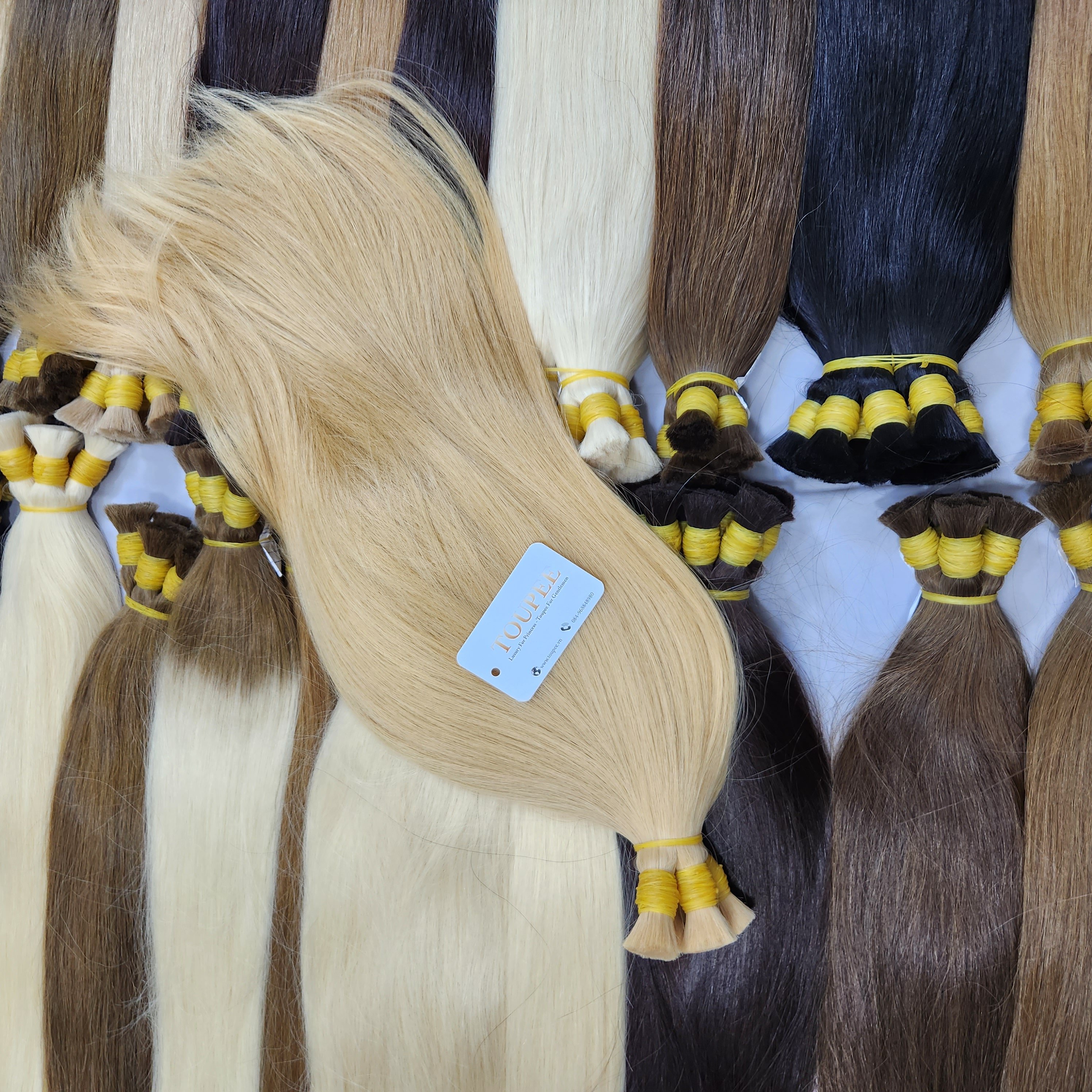 Hot Trending Bulk Hair Extensions 100% Vietnamese Natural Remy Hair Cuticle Aligned Customized Color
