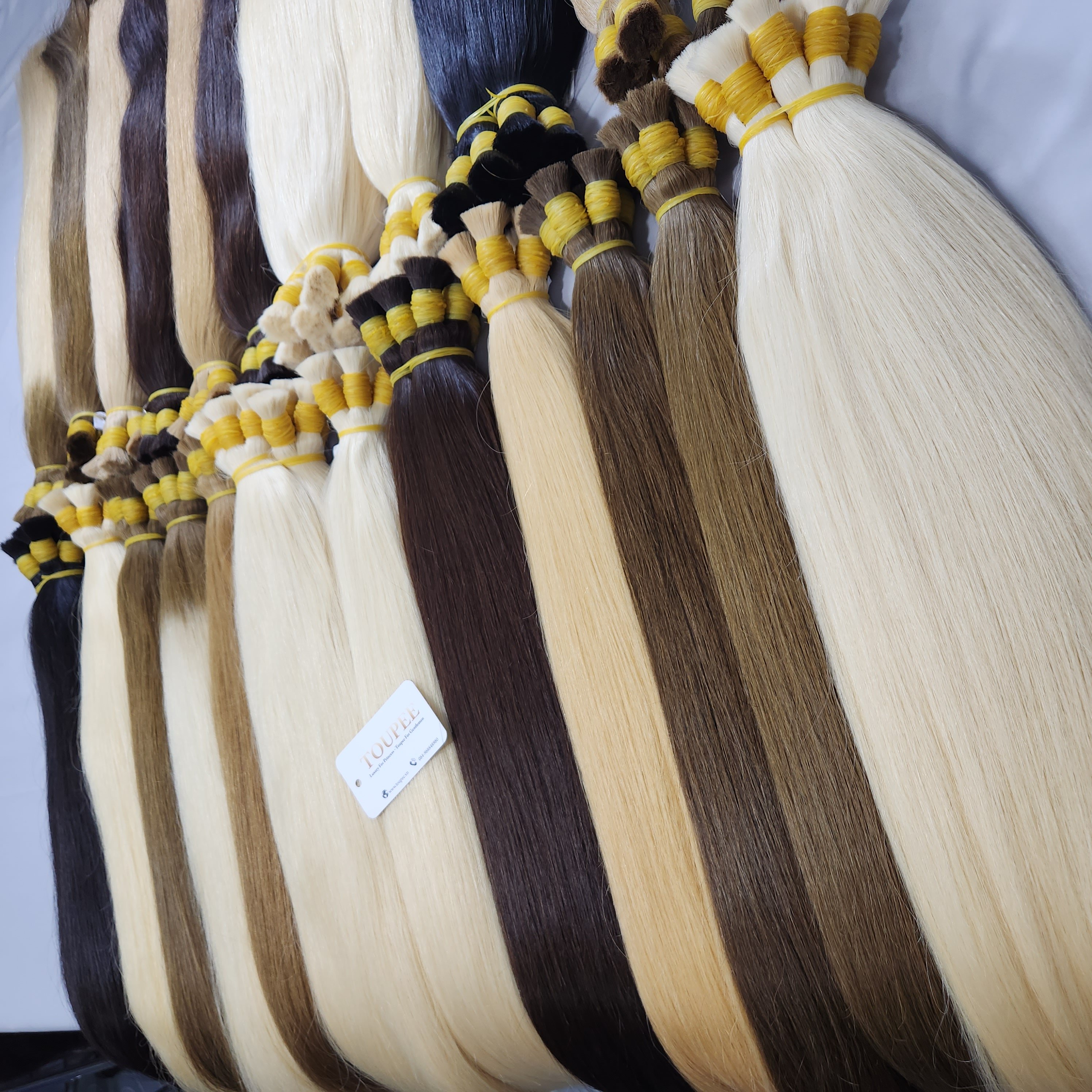 Hot Trending Bulk Hair Extensions 100% Vietnamese Natural Remy Hair Cuticle Aligned Customized Color