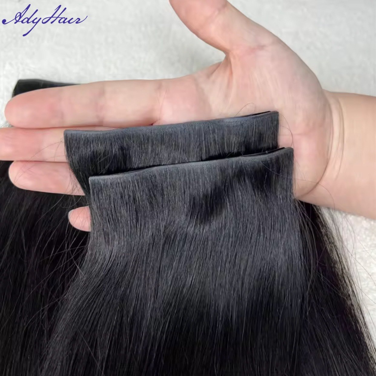 Invisible Seamless Clip In Hair Double Drawn 100% Raw Virgin Natural Remy Human Hair Clip In 100% Human Hair Extensions