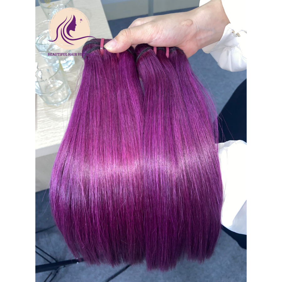 Raw Unprocessed Silky Natural Colorful Long Bone Straight Hair Human Hair Extension, Bundle Hair Vendors, Natural Hair Wigs