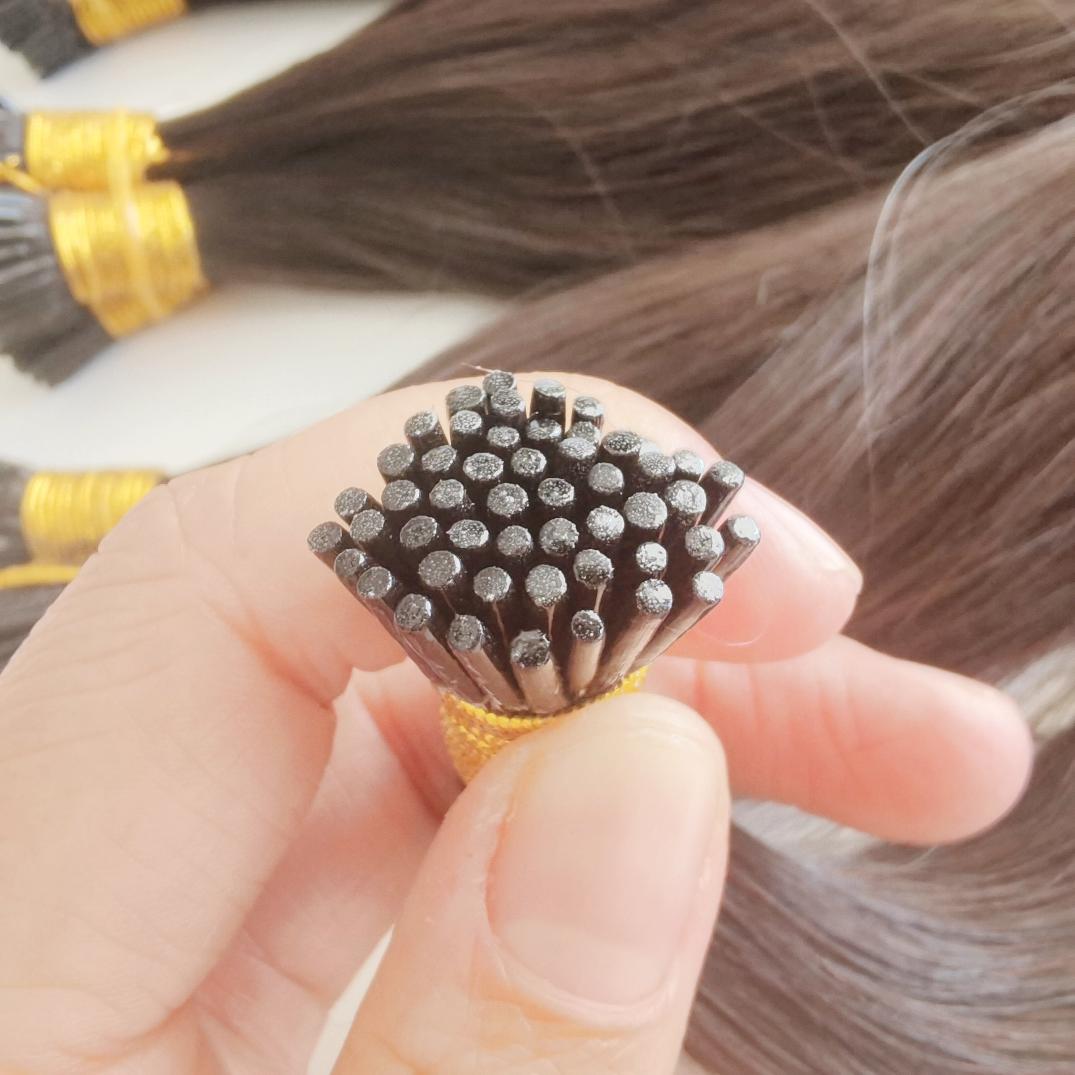 Raw Keratin i tip extension hair 100% virgin remy natural hair extension human i tip U tip hair extensions wholesale