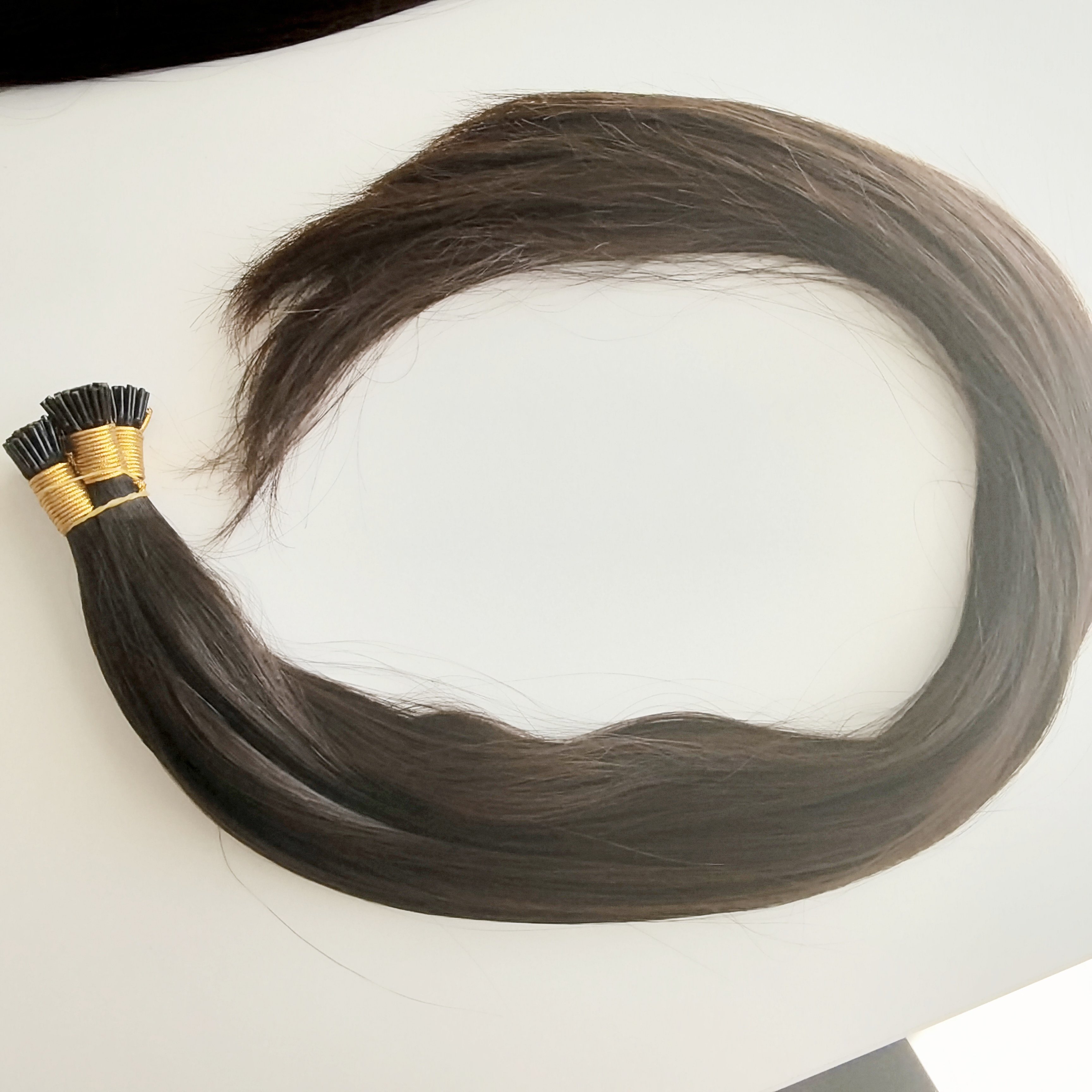 Raw Keratin i tip extension hair 100% virgin remy natural hair extension human i tip U tip hair extensions wholesale