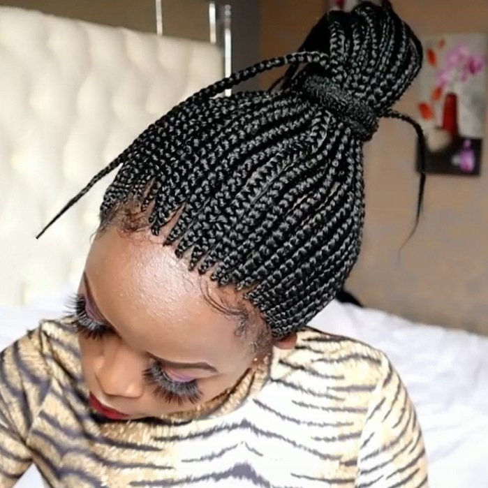 Wholesale African knotless Box Braiding Hair Wig Glueless Synthetic Hair Vendors Machine Made Braided Wigs for Black Women
