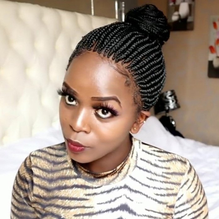 Wholesale African knotless Box Braiding Hair Wig Glueless Synthetic Hair Vendors Machine Made Braided Wigs for Black Women