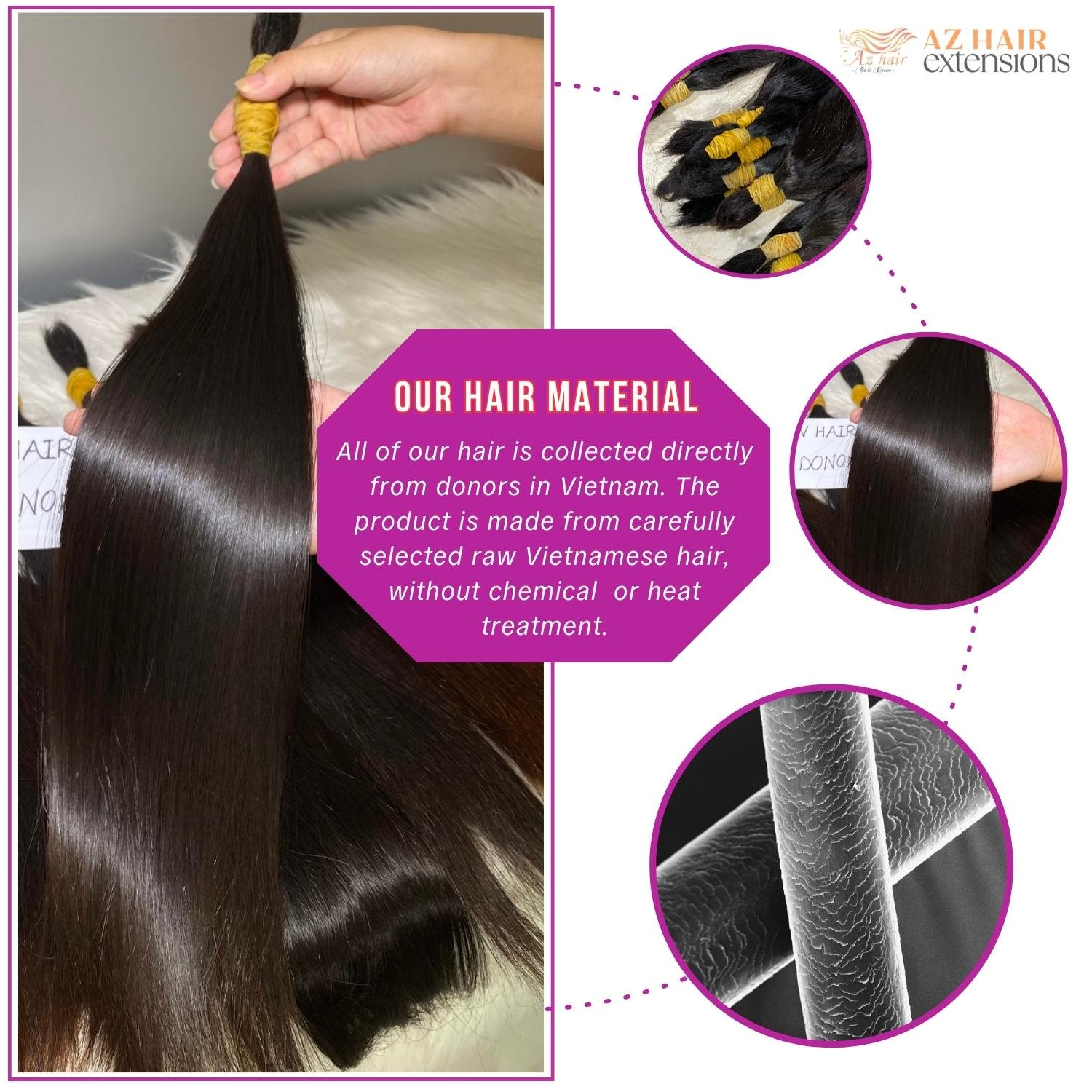 100% Good Quality Vietnamese Human Hair Short Weft Hair Bundles Silky Smooth Hair Extensions For Make Wig