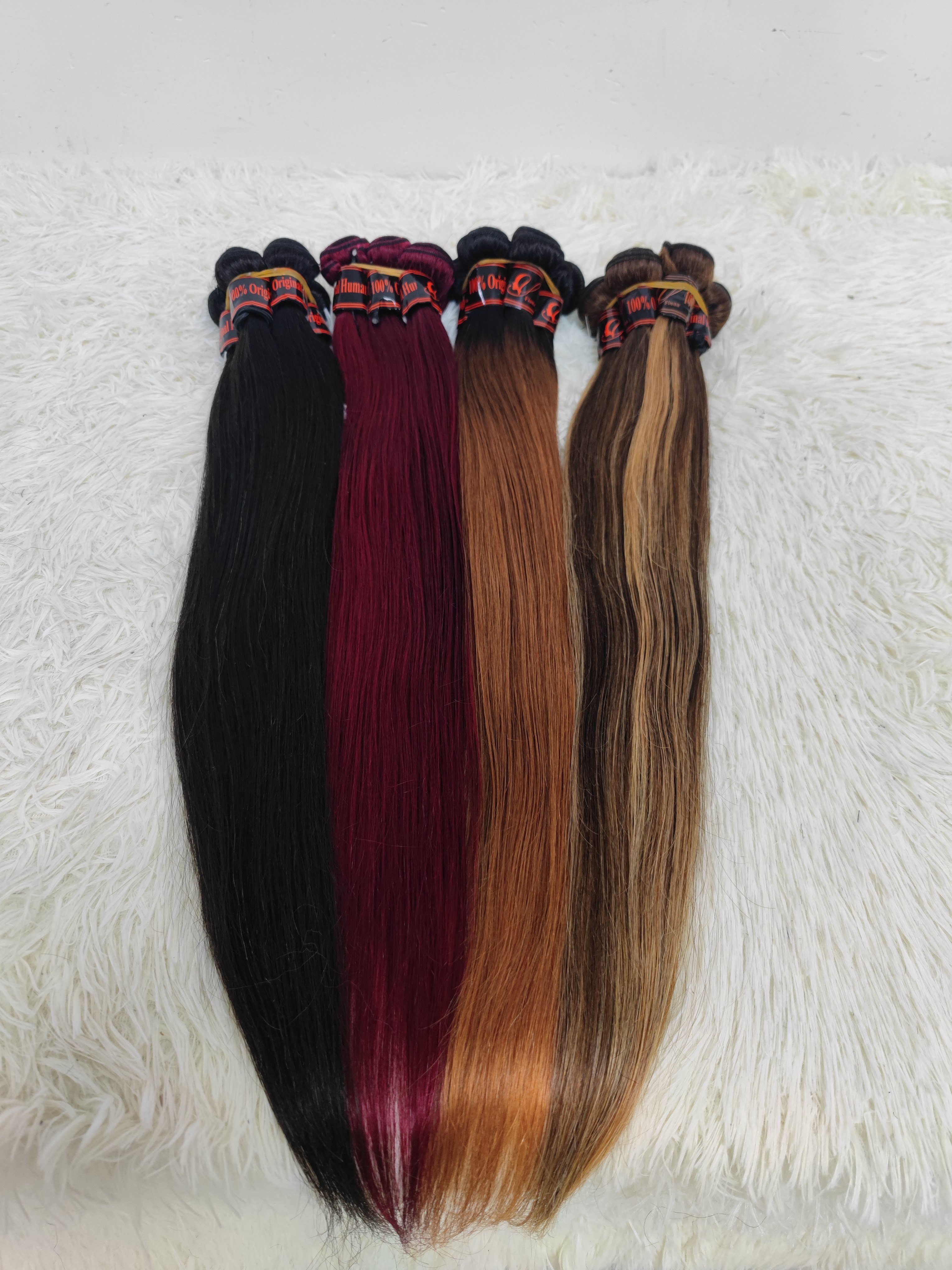 Letsfly wholesale 9A grade 28inch straight hair 100% human hair bundles 260gram/pack in stock Brazilian human hair extensions