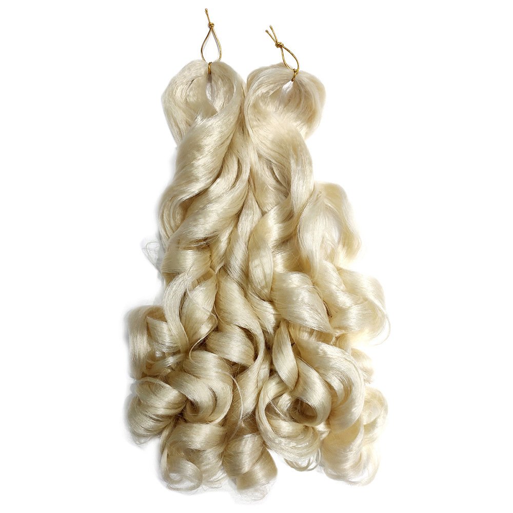 2024 hot Loose Wave Crochet Braid synthetic Hair , Synthetic french Curly Braiding Hair Extension