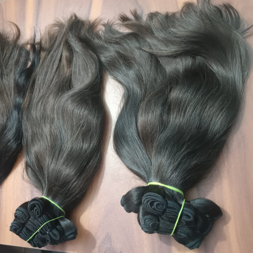 Top Wholesale 100% Original Raw Remy Virgin Human Hair Extensions 613 Single Donor Raw INDIAN Straight Weft Bundles Genius Weft