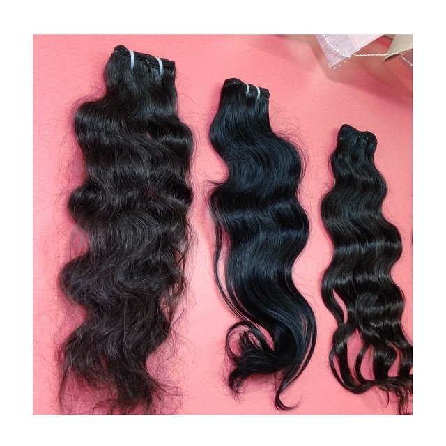 Natural Wavy Virgin Human Weft Bundles Frontal Bulk Aligned Braiding Italian Curl Kinky Straight Unprocessed Vietnamese Remy
