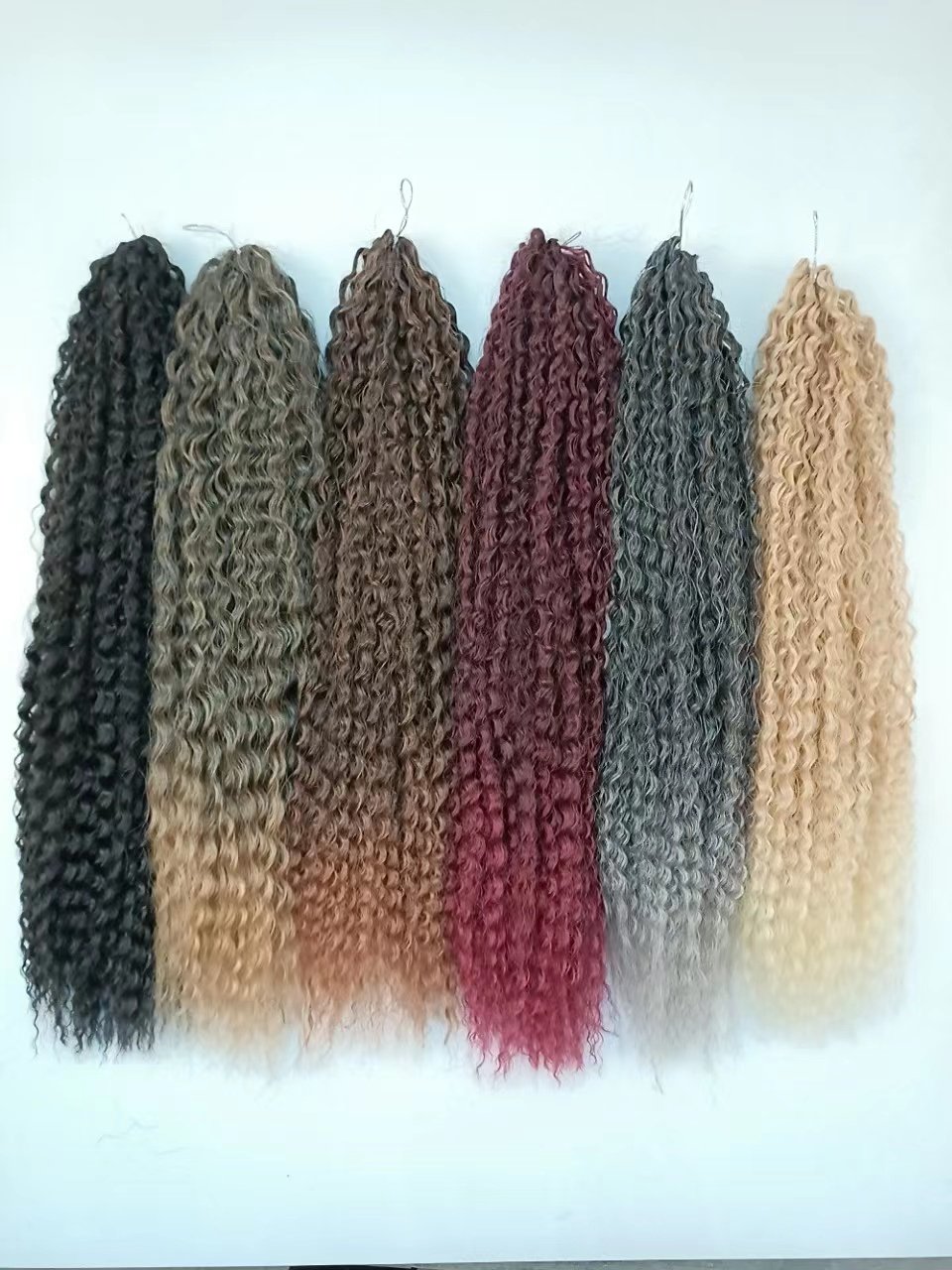 synthetic afro kinky bulk 18inch 28inch length Brazilian braids kinky curly crochet hair extension