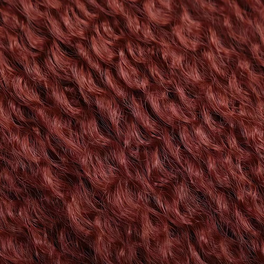 synthetic afro kinky bulk 18inch 28inch length Brazilian braids kinky curly crochet hair extension