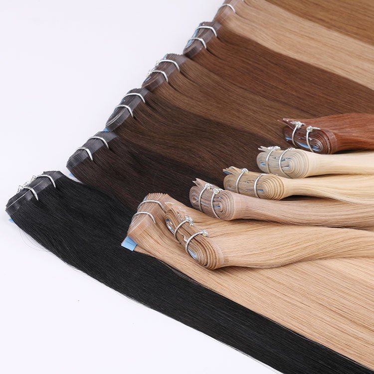 Salon Professional Ethical Source High Quality Cuticle Aligned Weft Hair, Double Drawn Machine Weft Human Hair Extensions
