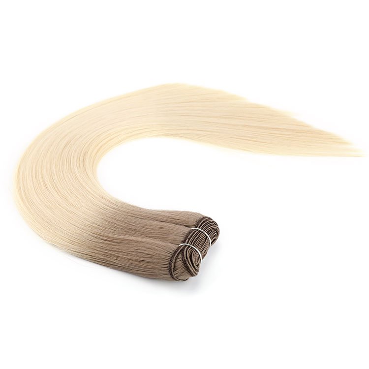 Salon Professional Ethical Source High Quality Cuticle Aligned Weft Hair, Double Drawn Machine Weft Human Hair Extensions