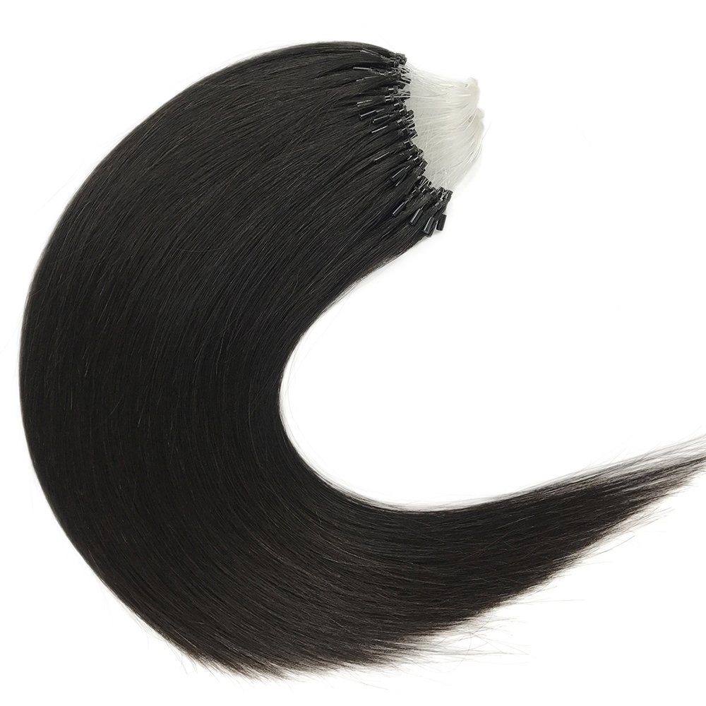 Easy to Wear Chinese Micro Loop Human Hair Extensions Remy,Double Drawn Virgin Micro Link Human Hair Extensions