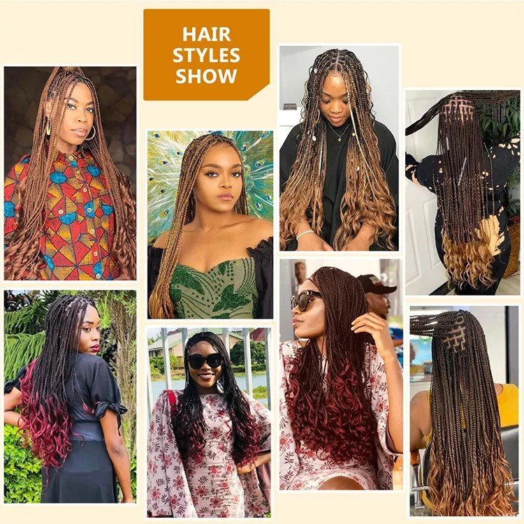 Wholesale Curly spiral Curly Wave braid synthetic hair accessory extension Loose wave French hair high temperature fiber xuchang