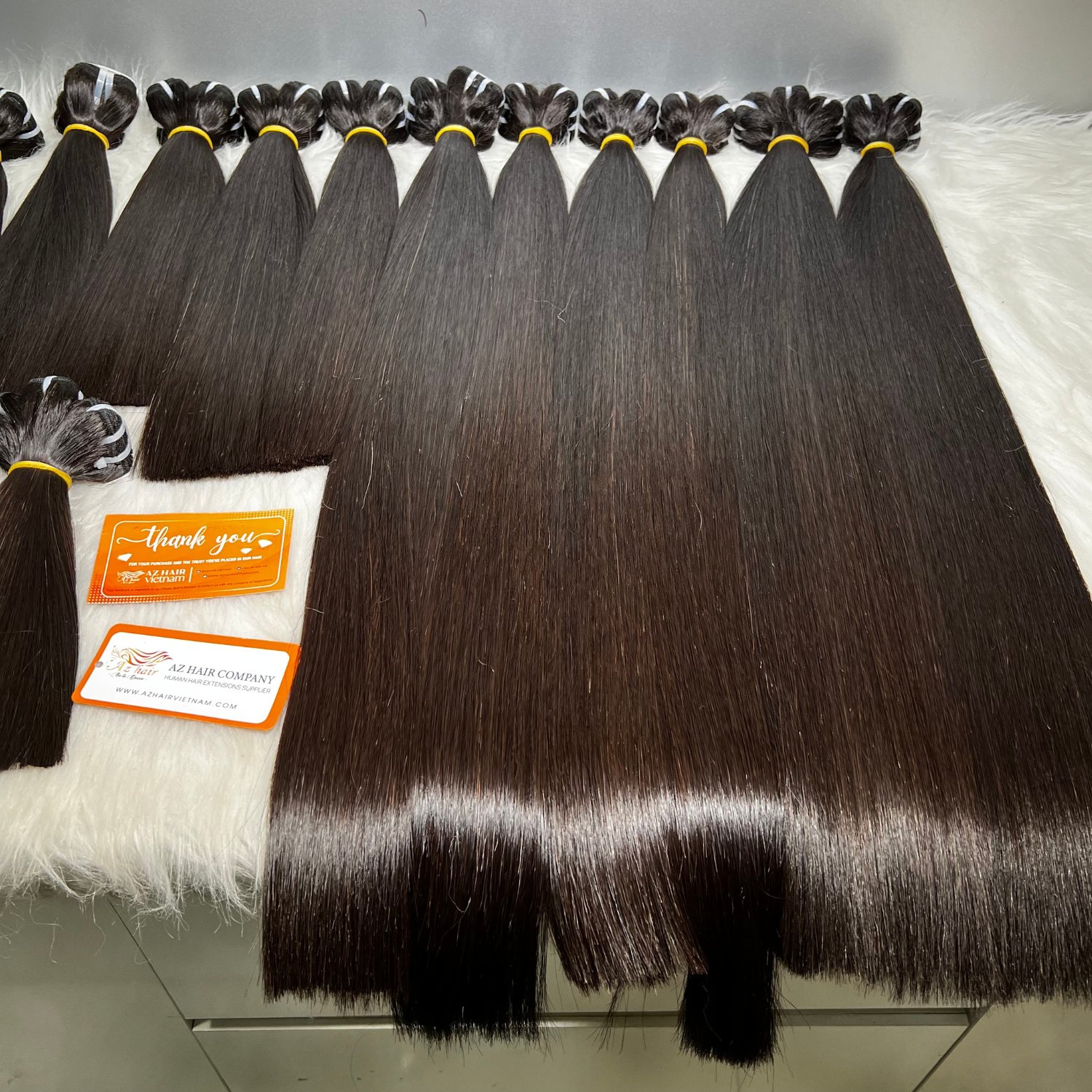 Top High Quality Factory Wholesale Price Double Drawn Hair Extensions 100% Human Hair Grade 12A Bone Straight Ready To Ship