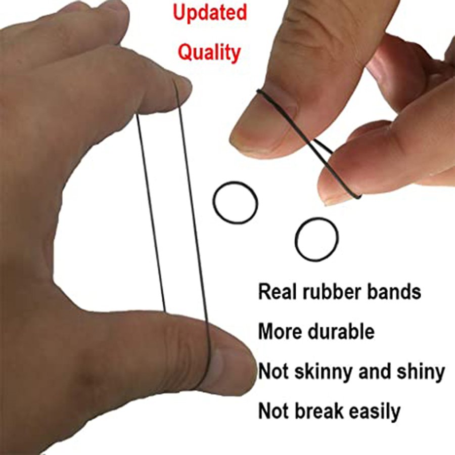 High Quality Environmental Mini Black Rubber Bands Soft Elastic Bands For Kid Hair Braids Hair