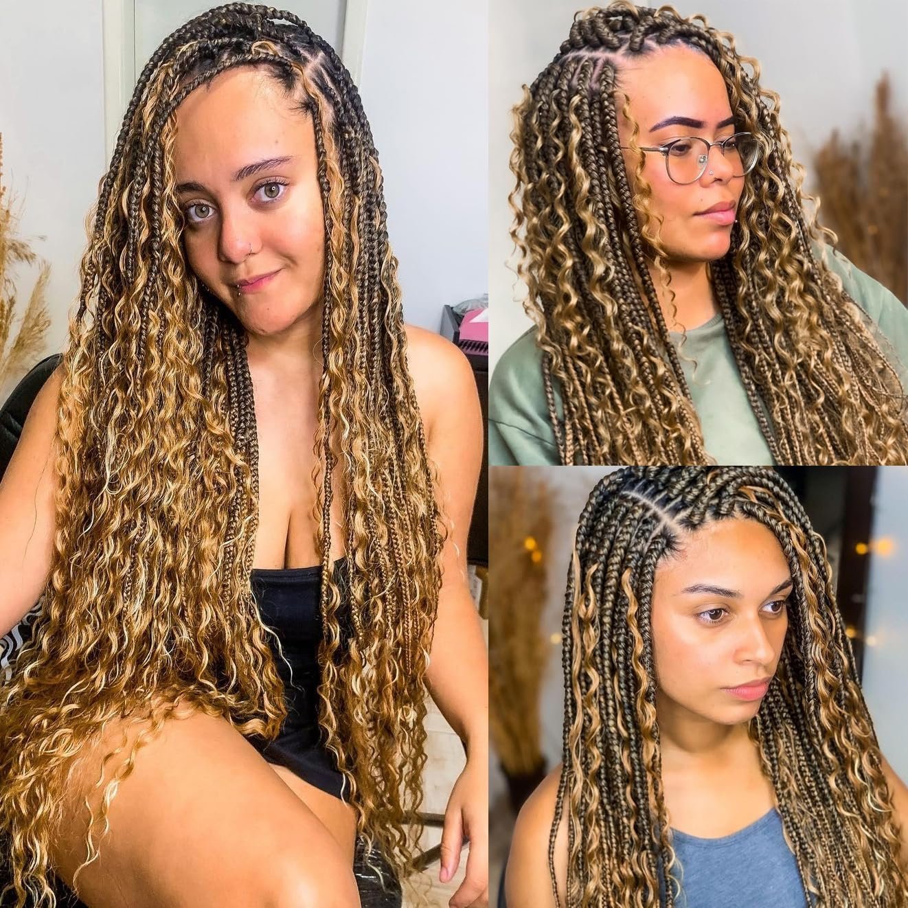 Human Braiding Hair Deep Wave Bulk No Weft Curly Human Hair For Boho Braids 100 Percent Human Hair For Braiding
